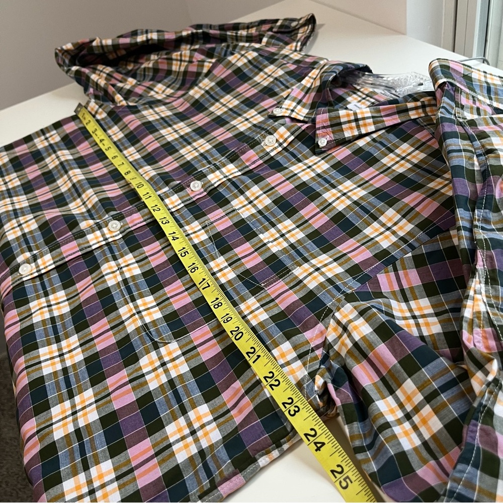 Engineered Garments Multicolor Plaid Button Up Lo… - image 8